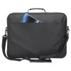 Manhattan Cambridge borsa per laptop 17,3 pollici, design clamshell, nero, LOW COST, scomparto accessori, scomparto documenti sul retro, tracolla (rimovibile), compatibile Targus CN418EU, borsa per notebook, tre anni di garanzia