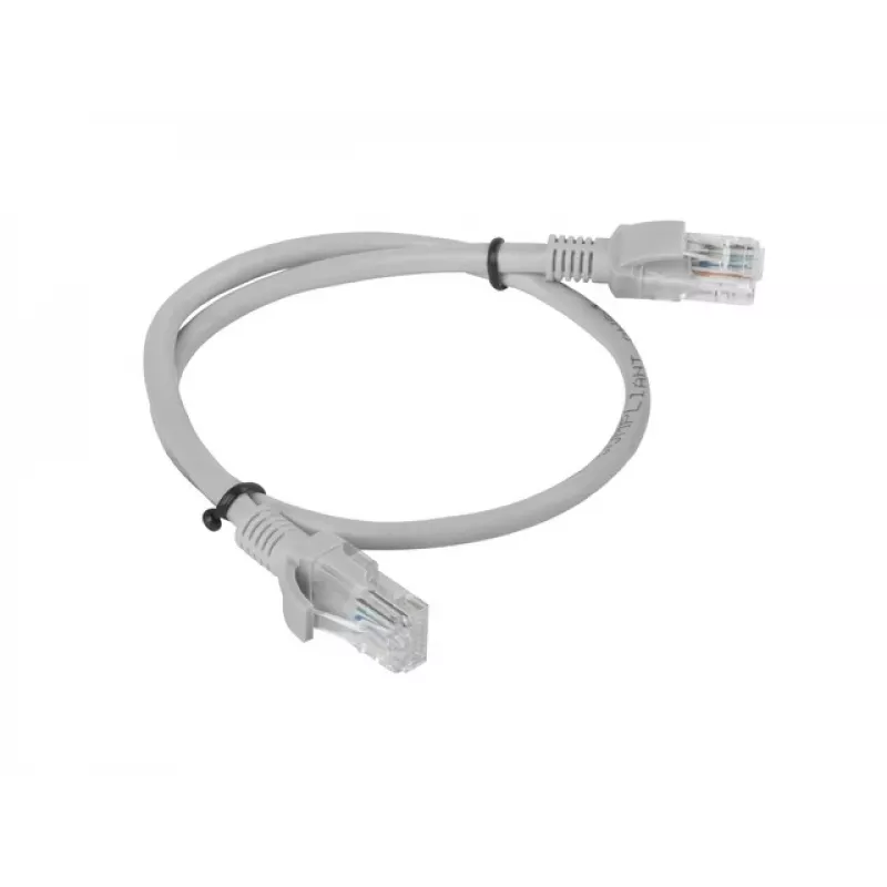 Cavo di rete Lanberg PCU6-10CC-0050-S RJ-45 Cat6 0,5 m grigio