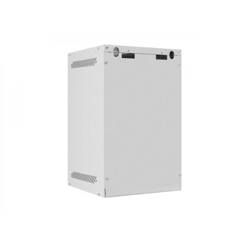 Lanberg WF10-2309-00S Armadio rack a parete da 10 pollici 9U, grigio, porta in metallo, 280x310 mm