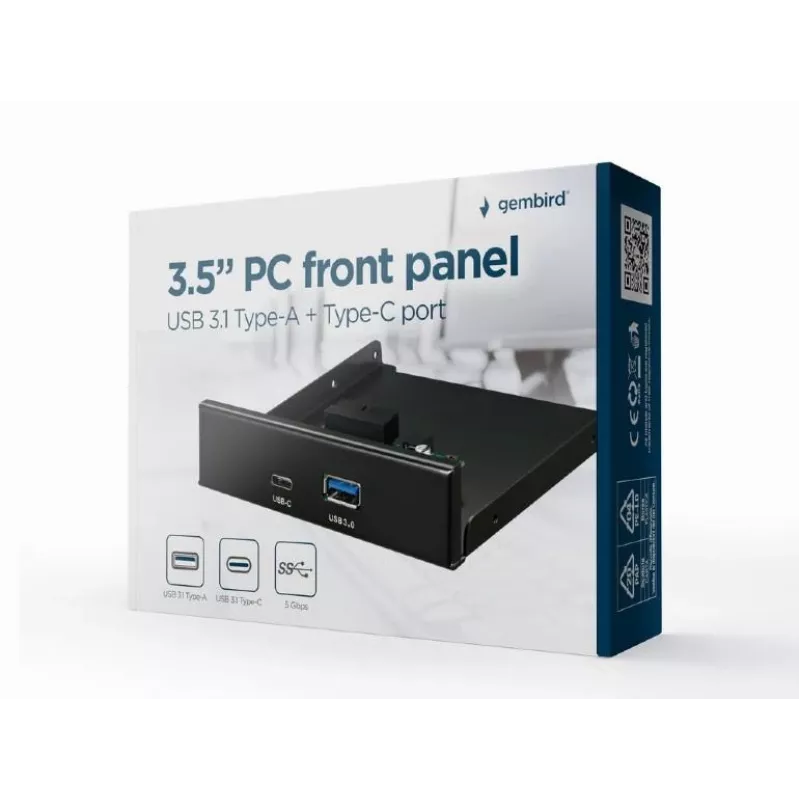 Accessorio frontale per case 3.5 PANEL/USB 2P FDI3-U3C-01 Gembrid