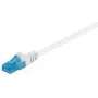 Goobay cavo patch CAT 6a, U/UTP, bianco, 7,5 m - LSZH senza alogeni, rame (59829)
