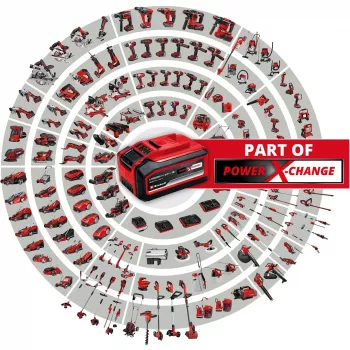 Einhell GE-CG 18/100 cesoia per erba a batteria 8 mm 18 V litio-ione (Li-Ion) nero, rosso
