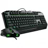 YY Cooler Master tastiera e mouse desktop da gaming Devastator 3 [DE] nero mono RGB versione rivista
