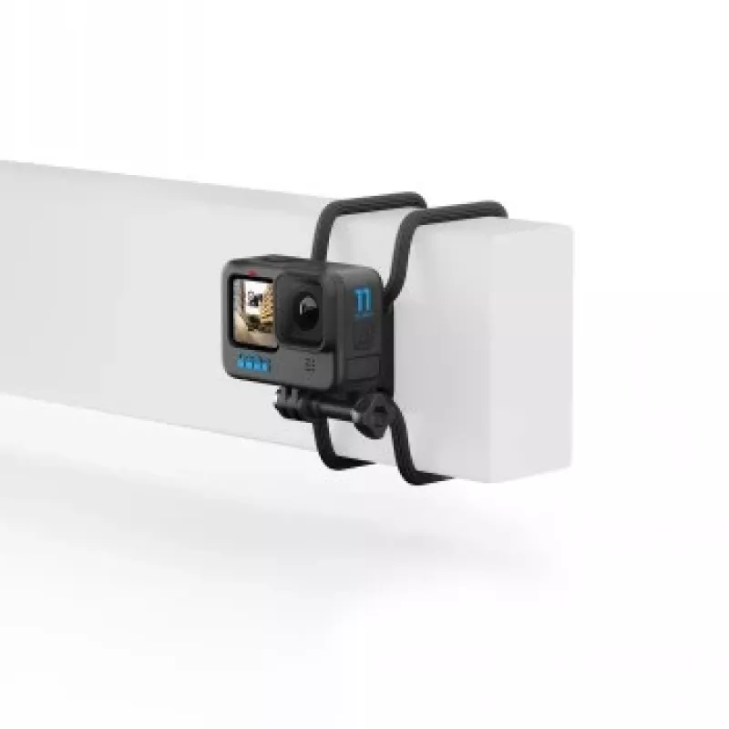 Piastra di montaggio GoPro fotocamere HERO supporto flessibile Grip nero plastica
