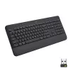 Logitech Signature K650 Tastiera wireless, Bluetooth 5.1, QWERTZ, svizzera (CH), grafite (920-010912)