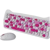 Set tastiera e mouse wireless CANYON HSET-W6 Pink Kitty Edition