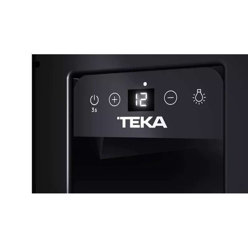Teka RVU 10008 GBK cantinetta termoelettrica da incasso nera 8 bottiglie