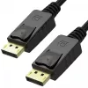 Cavo DisplayPort Unitek Y-C609BK — 3 m, connettore maschio-maschio, nero