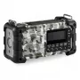Radio di emergenza portatile Sangean MMR-99 DAB+ con manovella e ricarica solare, Artic Camo