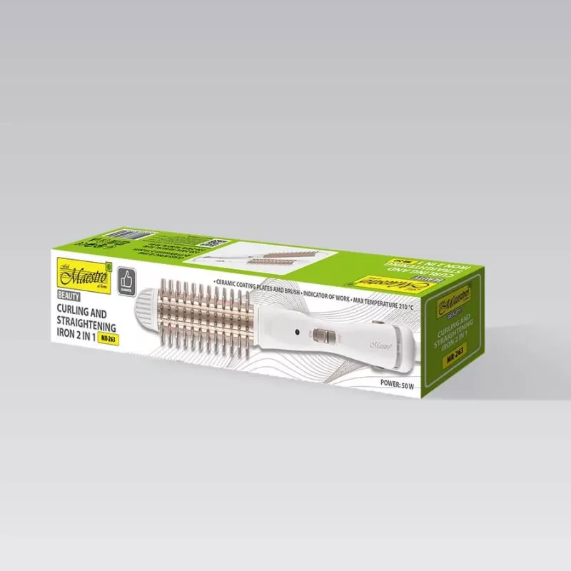 Arricciacapelli e piastra per capelli 2-in-1 Maestro MR-263