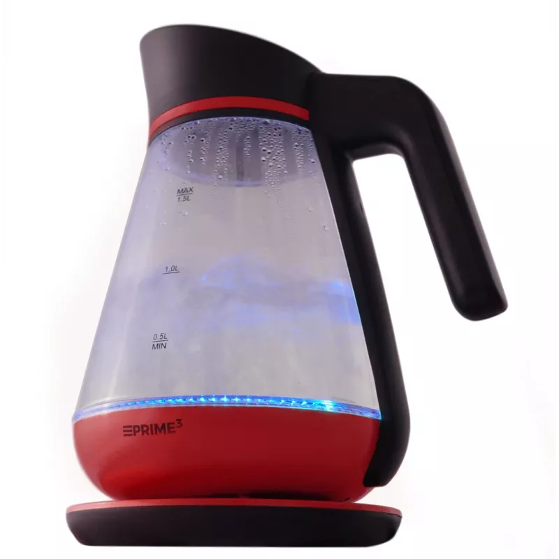 Bollitore PRIME3 1,5 L 2200 W rosso trasparente