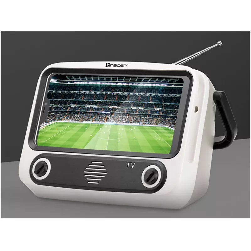 Supporto mobile TRACER T-MLX48046 con altoparlante Bluetooth, supporto regolabile per telefono/tablet