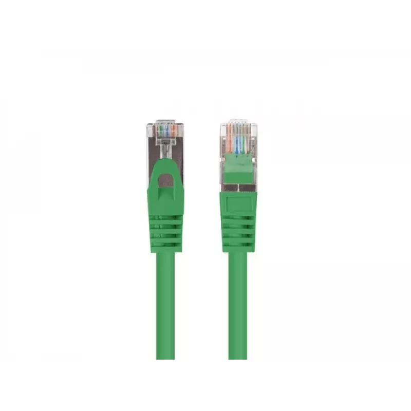 Lanberg PCF6-20CC-0025-G Cavo patch Cat.6 F/UTP, confezione da 10, 0,25 m, Verde