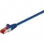 Wentronic Goobay cavo patch CAT 6, S/FTP (PiMF), blu, 50 m – LSZH senza alogeni, rame (68276)