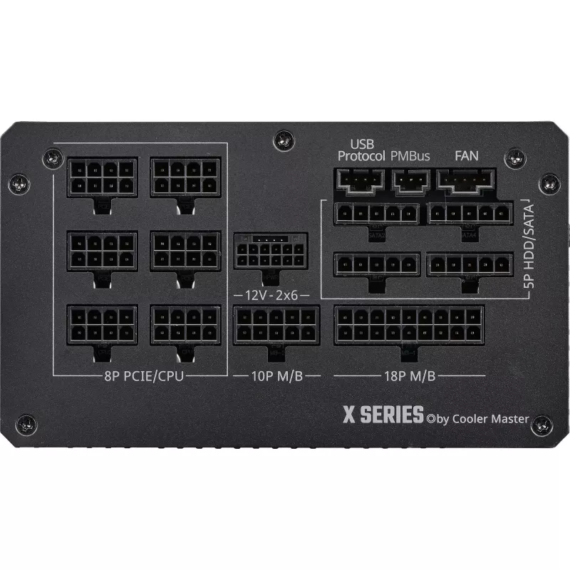Cooler Master X Silent Edge Platinum 1100 MPS-B001-AZBP-NBEU alimentatore per PC, 1100 W, 80 PLUS Platinum, ATX 3.1, modulare, 12VHPWR, 20+4 pin, nero