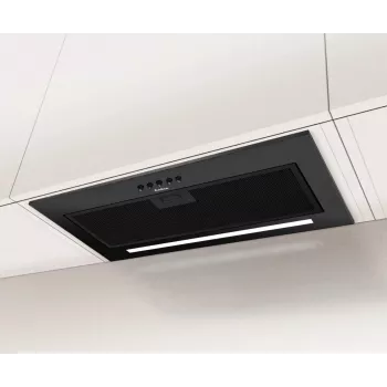 Cappa aspirante da incasso AMICA OMC6271B, filtro ai carboni, 54 dB, classe di efficienza energetica C