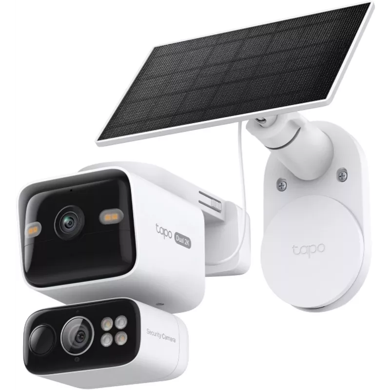 TP-Link Tapo C645D KIT, telecamera pan/tilt senza fili alimentata a energia solare, 3MP