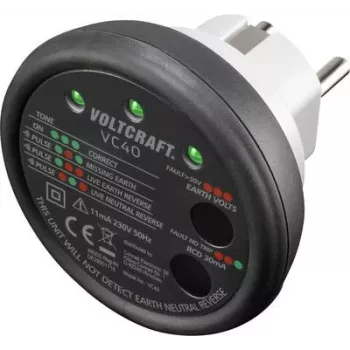 VOLTCRAFT VC40 tester per prese (VC40)