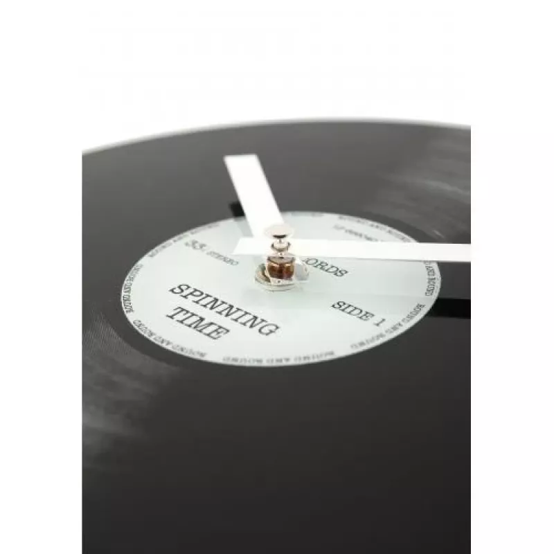 NeXtime orologio 5163 Little Spinning Time, Ø20 cm, da parete, nero