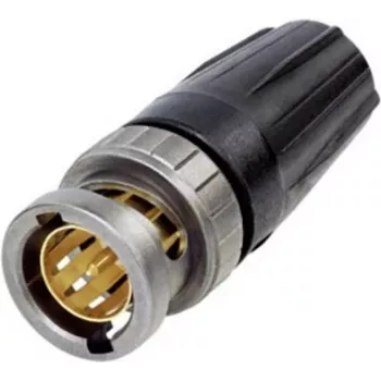 Neutrik connettore maschio BNC, dritto, 75 Ohm, 1 pz. (NBNC75BLP7X)