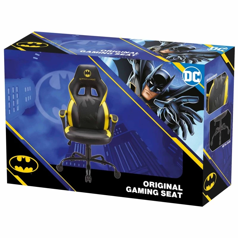 Sedia gaming PC Subsonic SA5642-B1 seduta imbottita nero giallo 120 kg