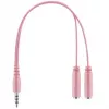 Deltaco GAM-030-P cuffie e headset con filo headband gaming USB Type-A rosa (GAM-030-P)