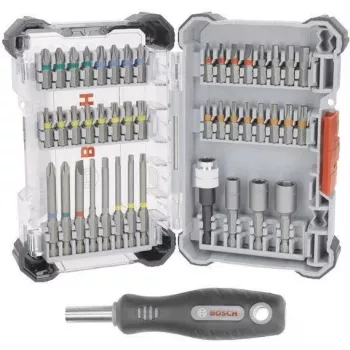 Set di punte Bosch 44 pezzi Extra Hard 2607017732 — punte per avvitare e forare, vari tipi e misure