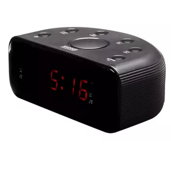 Radio FM analogica e digitale Denver CR-430 con display LED, nera