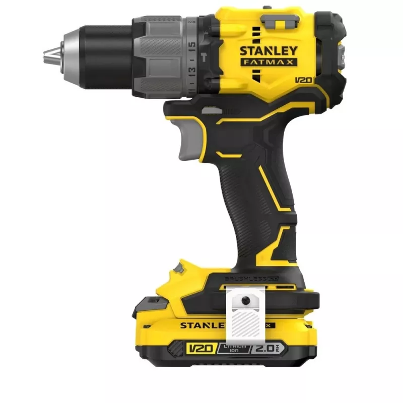 Avvitatore trapano a batteria STANLEY FatMax V20 SFMCD726D2K 18V, 2x 2Ah Li-Ion, 80 Nm, 2 marce, LED