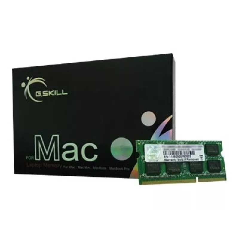 G.Skill SQ Series - DDR3 - modulo - 8 GB - SO DIMM 204-PIN - 1600 MHz / PC3-12800 - CL11 - 1.5 V - unbuffered - non-ECC - per Apple iMac (27 inch)