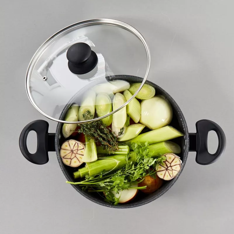 Pentola Russell Hobbs RH02809EU7 24 cm Metallic Marble, pentola resistente