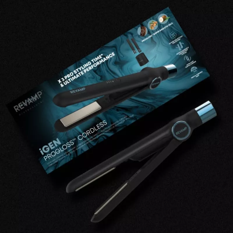 Piastra per capelli Revamp ST-2750-EU2 senza fili piastre in ceramica Progloss