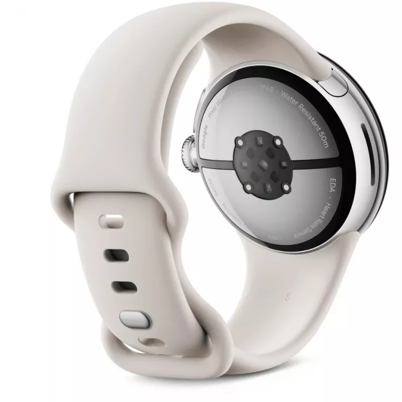 Google Pixel Watch 3 AMOLED 41 mm Digital Touchscreen Argento Wi-Fi GPS (Satellite)
