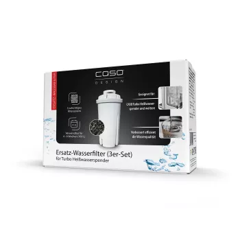 Caso | Filtro di ricambio per distributore di acqua calda Turbo, 3 pz.