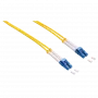 LogiLink - Cavo patch - LC Singlemode (M) a LC Singlemode (M) - 1 m - Fibra ottica - Duplex - 9/125 µm - OS2 - senza alogeni - giallo