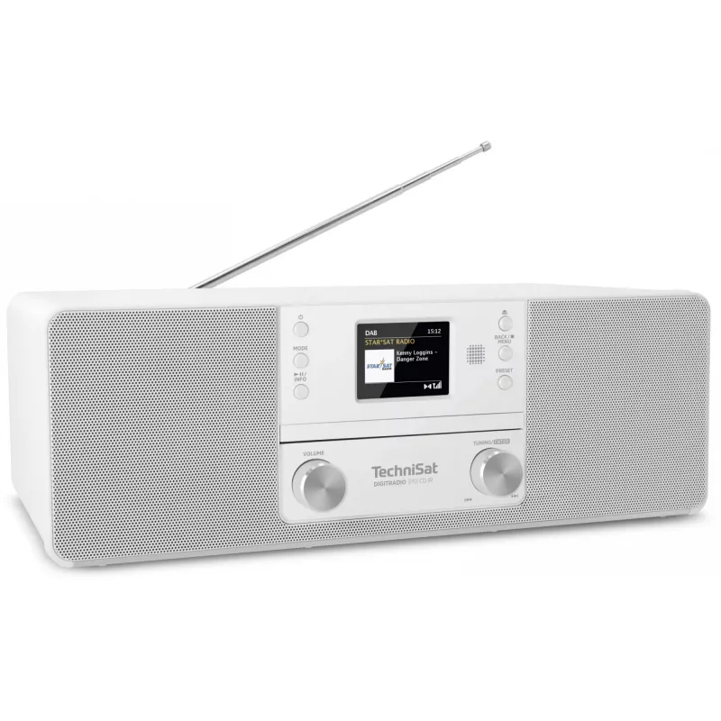 TechniSat DigitRadio 370 CD IR radio DAB lettore CD / MP3 lettore digitale radio internet ricevitore audio Bluetooth 10 Watt