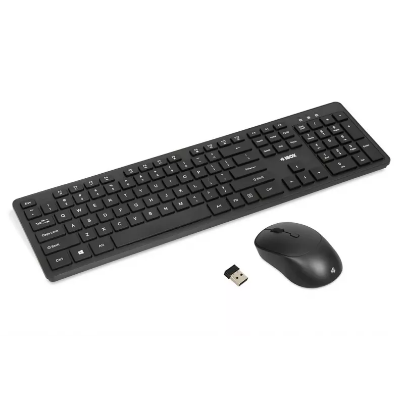 Set tastiera e mouse wireless iBOX Workstation Pro Kit