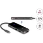 Docking station DELOCK USB Type-C 4K HDMI hub slot SD/microSD PD 3.0 85W (92001)