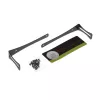 Supporto radiatore BitsPower BP-120RADHV2-BK — staffa di montaggio nera per radiatori da 120 mm
