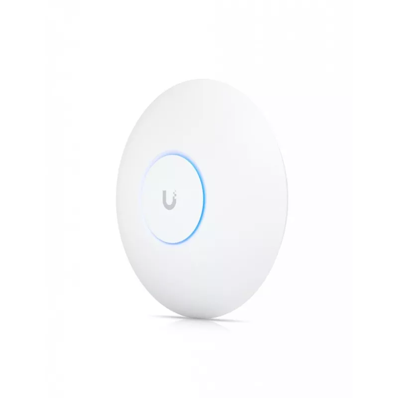 Access Point UBIQUITI U7 Pro — Tri-Band Wi‑Fi 7 (2,4/5/6 GHz), 5400 Mbit/s, MU‑MIMO, PoE, montaggio a soffitto/parete