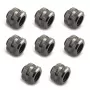 Connettore XSPC G1/4 a 14 mm hardtube, nero cromo - 8 pezzi