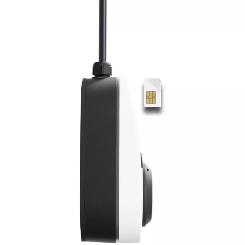 Charger Gemini 2.0, 11 kW (16A 3-fase), Wallbox bianco/nero, senza cavo, 4G/LTE