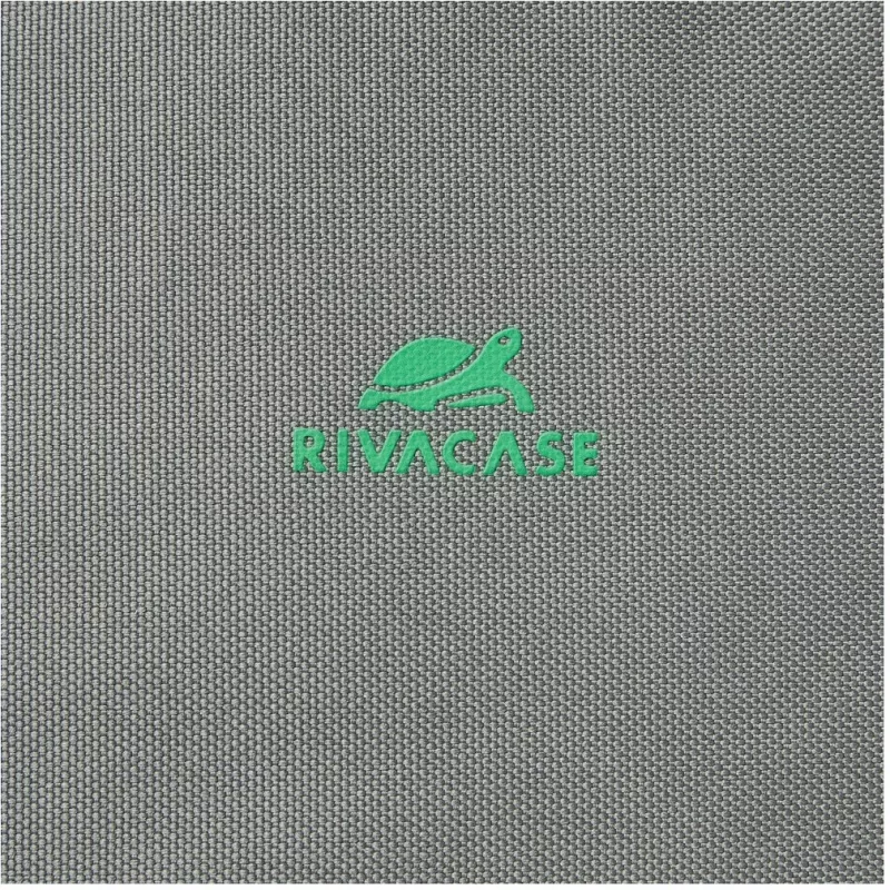 Zaino city Rivacase Gremio grigio poliestere rPET 280x135x430mm