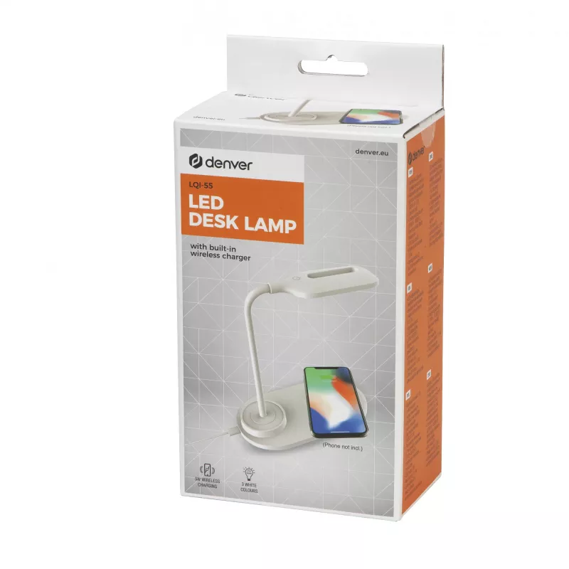 Lampada da tavolo Denver LQI-55 1,5 W LED G bianco