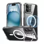 Custodia per cellulare ESR Classic Hybrid per iPhone 16 Plus – trasparente con supporto integrato