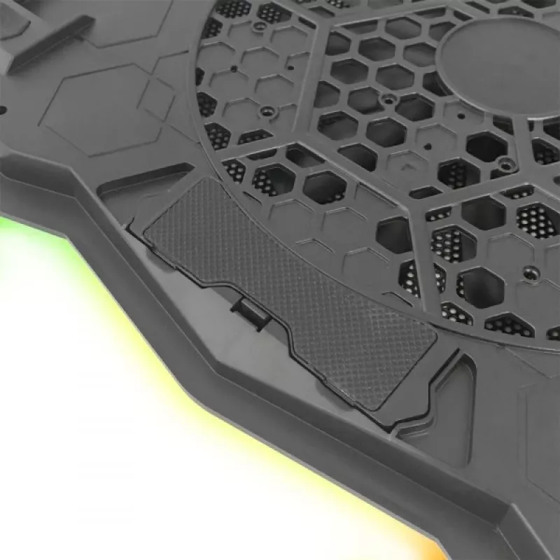 Esperanza EGC110 Xalok base di raffreddamento gaming RGB per laptop da 17" (43,2 cm), 800 giri/min, nera