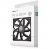 Ventola per case slim PWM da 120 mm DeepCool FT12 slim – nera, design low-profile, controllo PWM