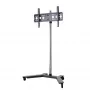EDBAK TR51c-B carrello per schermi piatti da 37–60 pollici, VESA fino a 600x400, altezza regolabile, portata max 80 kg, nero