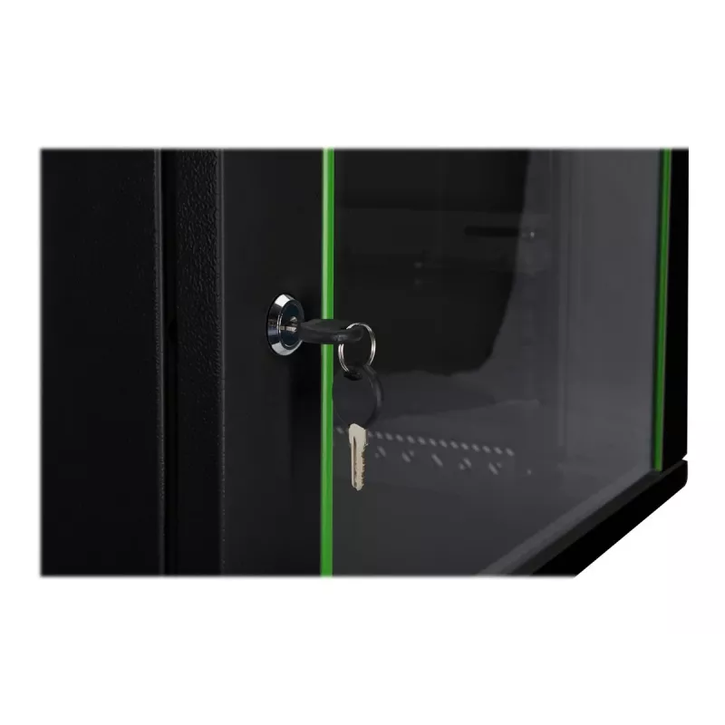 DIGITUS Dynamic Basic DN-19 16-U-EC-SW - armadio - armadio di rete - adatto per montaggio a parete - RAL 9005 - 16U - 48,3 cm (19