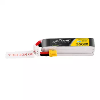 Batteria Lipo Tattu 3s 550mAh 95C 11.4V HV con connettore XT30 Long-Pack